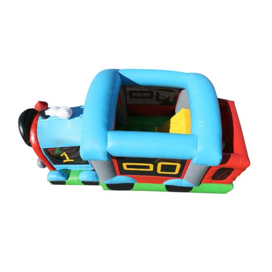 Tren inflable con soplador, la mejor casa de salto