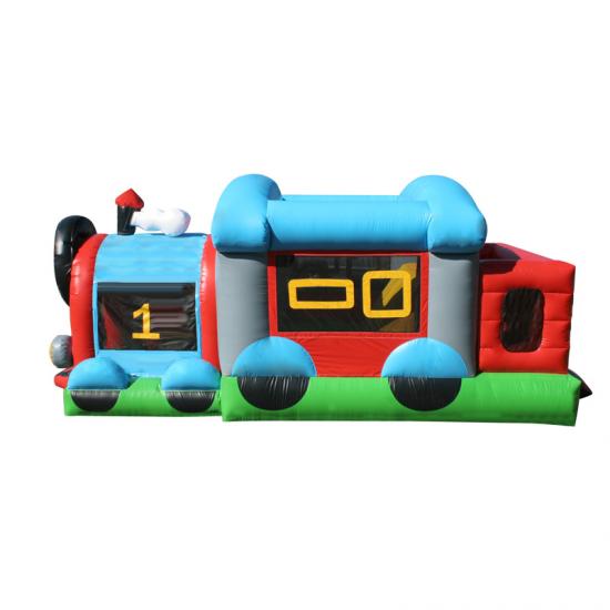 Tren inflable con soplador, la mejor casa de salto