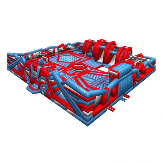 inflatable slide obstacle race