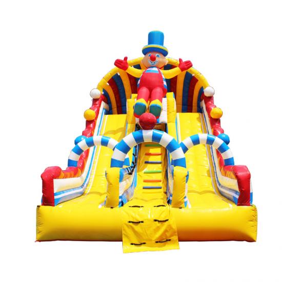 inflatable double slide casltes