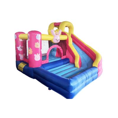 Combo castle inflatable slide
