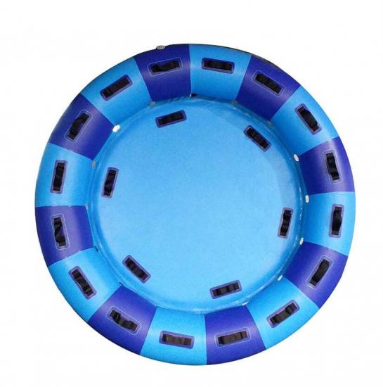 Inflatable round water tube