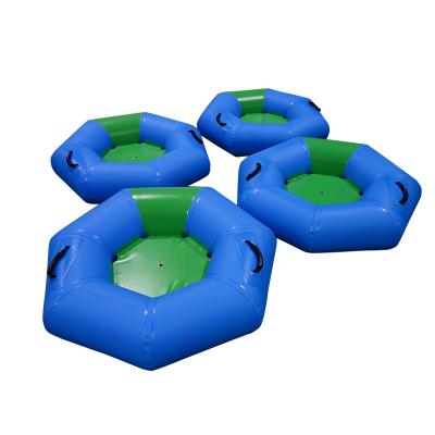 inflatable water games round tube