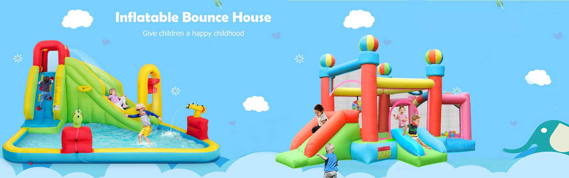 backyard bounce house kids